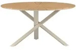 ebuy24 Gartentisch,, Natur, Holz, 140x75x140 cm, Gartenm&ouml;bel, Gartentische,