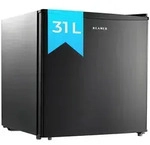 Klamer Minigefrierschrank, Schwarz, Metall, 45x48x47 cm, K&uuml;chen,