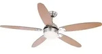 Globo Lighting Deckenleuchte, Braun, Glas, 132x40.6x132 cm, Lampen & Leuchten,