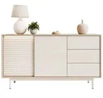 Lookway Kommode, Kaschmir, Holzwerkstoff, 140x77x40 cm, Wohnzimmer, Kommoden &