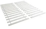 Homestyle4u Rollrost, Braun, Holz, 180x200 cm, Schlafzimmer, Lattenroste, Rollroste