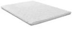 Matratzen Discount Topper, Wei&szlig;, Textil, 140x200 cm, Schlafzimmer, Matratzen...