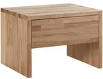 Hasena Nachtschrank, Kernbuche, Holz, Kernbuche, massiv, 1 Schublade(n)...
