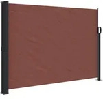 furnicato Seitenmarkise, Braun, Textil, Rechteckig, 600x140x600 cm, Sonnen- &