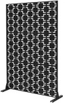 Ml-Design Metall-Sichtschutz, Schwarz, Metall, Rechteckig, 120x183 cm, Sonnen- &