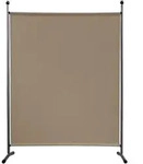 Quick Star Paravent, Beige, Metall, 150x190 cm, Sonnen- & Sichtschutz,...