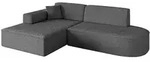 Altdecor Ecksofa, Olivgr&uuml;n, Textil, 3-Sitzer, 232x165 cm, Wohnzimmer, Sofas &