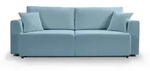 Mid.you Schlafsofa Point, Hellblau, Kunststoff, F&uuml;llung: Polyurethan
