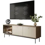 Lookway Tv-Schrank, Eiche, Holzwerkstoff, 185x63x40 cm, Wohnzimmer, Wohnw&auml;nde,