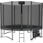 Juskys Trampolin, Schwarz, Metall, 305x305 cm, Outdoor Spielzeug