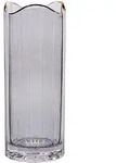 Beliani Blumenvase, Grau, Glas, Mode, 30 cm, Dekoration, Vasen, Glasvasen