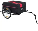Homcom Transportanh&auml;nger, Schwarz, Metall, 61x38x845 cm, Freizeit, Sport & Fitness,