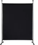 Quick Star Paravent, Schwarz, Metall, 150x190 cm, Sonnen- & Sichtschutz,...