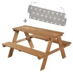 Roba Kindersitzgarnitur, Teak, Holz, Stern/Sternzeichen, 4-Sitzer,