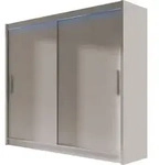 Mirjan24 Kleiderschrank, Kaschmir, Holzwerkstoff, Rechteckig, 180x215x58 cm,