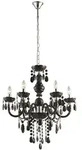 Globo Lighting Kronleuchter, Schwarz, Metall, 67x166x67 cm, Lampen & Leuchten,