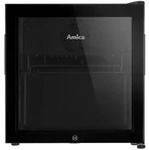 Amica Getr&auml;nkek&uuml;hlschrank, Schwarz, Metall, Glas, 50x48x45 cm, K&uuml;chen,