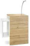 Vladon Nachttisch, Eiche, Holzwerkstoff, 60x63x36 cm, Schlafzimmer, Nachttische