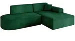 Altdecor Ecksofa, Gr&uuml;n, Textil, 3-Sitzer, L-Form, 234x171 cm, Wohnzimmer,...