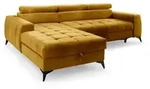 Fun M&ouml;bel Ecksofa, Honig, Textil, L-Form, 260x200 cm, Wohnzimmer, Sofas &...