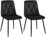 CLP Stuhl, Schwarz, Metall, 45x85x55 cm, Esszimmer, St&uuml;hle, Esszimmerst&uuml;hle,