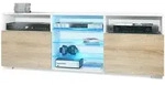 Vladon Lowboard, Eiche San Remo, Holzwerkstoff, 146x54x35 cm, Wohnzimmer,...