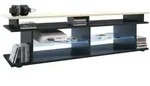 Vladon Lowboard, Creme, Holzwerkstoff, 138.5x39x37.5 cm, Wohnzimmer, Wohnw&auml;nde,