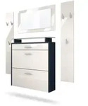 Vladon Garderobe, Creme, Holzwerkstoff, 180x180x23 cm, Garderobe,...