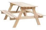 Timbela Kindersitzgarnitur, Beige, Holz, 90x50x90 cm, Kinder- & Jugendzimmer,