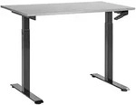 Beliani Schreibtisch, Grau, Schwarz, Holz, 120x74x72 cm, Arbeitszimmer,