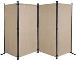 Quick Star Paravent, Beige, Metall, 220x170 cm, Sonnen- & Sichtschutz,...
