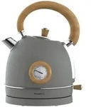 Klausberg Wasserkocher, Grau, Metall, 18.5x28.5x24 cm, K&uuml;chenger&auml;te, Wasserkocher