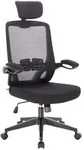 Svita Drehstuhl, Schwarz, Textil, 62x122x55 cm, Arbeitszimmer, B&uuml;rost&uuml;hle,