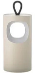 Sigor Akku-Tischleuchte Lunari, Beige, Metall, oval,oval, 8.3x16x6 cm, Lampen &