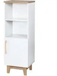 Roba Standregal, Wei&szlig;, Holzwerkstoff, Rechteckig, 45x128x42 cm, Blauer Engel,