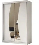 Altdecor Kleiderschrank, Wei&szlig;, Holzwerkstoff, 150x216x61 cm, Schlafzimmer,
