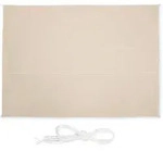 Relaxdays Sonnensegel, Beige, Textil, Metall, 450x350 cm, Sonnenschutz & Sichtschutz,