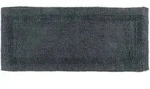 Homescapes Badematte, Grau, Textil, Uni, Rechteckig, 40x100 cm, Oeko-Tex&reg;...