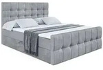 Altdecor Boxbett, Grau, Holzwerkstoff, H3, H&ouml;he ca. 20 cm, 140x200 cm,...