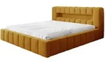 Mirjan24 Polsterbett, Gelb, Kunststoff, Rechteckig, 240x200 cm, Schlafzimmer,...