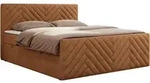 MKS Boxbett, Orange, Textil, 2-Sitzer, H4, 7-Zonen, Rechteckig, 120x200 cm,