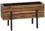 MCW Pflanzkasten, Braun, Holz, 62x35x26 cm, Gartenzubeh&ouml;r, Hochbeete