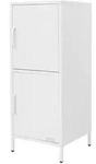 Ml-Design Aktenschrank, Wei&szlig;, Metall, Uni, Rechteckig, 40x101.5x40 cm,
