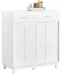 SoBuy Kommode, Wei&szlig;, Holzwerkstoff, 80x85x40 cm, Wohnzimmer, Kommoden &...