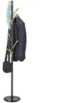 Idimex Kleiderst&auml;nder, Schwarz, Gold, Metall, Mode, 30x177x30 cm, Garderobe,