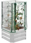 Outsunny Hochbeet,, Silber, Metall, 53x90x53 cm, Gartenzubeh&ouml;r, Hochbeete