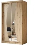 Altdecor Kleiderschrank, Eiche Artisan, Holzwerkstoff, 120x216x61 cm,...