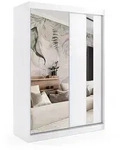 Altdecor Kleiderschrank, Wei&szlig;, Holzwerkstoff, 160x216x61 cm, Schlafzimmer,