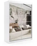 Altdecor Kleiderschrank, Wei&szlig;, Holzwerkstoff, 150x216x61 cm, Schlafzimmer,