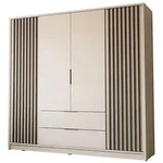 Lookway Kleiderschrank, Kaschmir, Holzwerkstoff, 206x200x51 cm, Schlafzimmer,